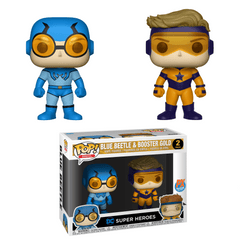 Funko Pop! Heroes - Super Blue Beetle & Booster Gold (2Pack) Exclusive Figurines
