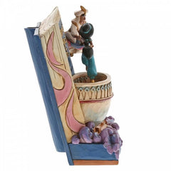DISNEY TRADITIONS Figure - Aladdin - Aladdin & Jasmine "Romance Takes Flight" (Storybook) (14cm)