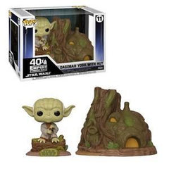 Funko POP! Town - Star Wars, The Empire Strikes Back - Dagobah Yoda w/ Hut (11)