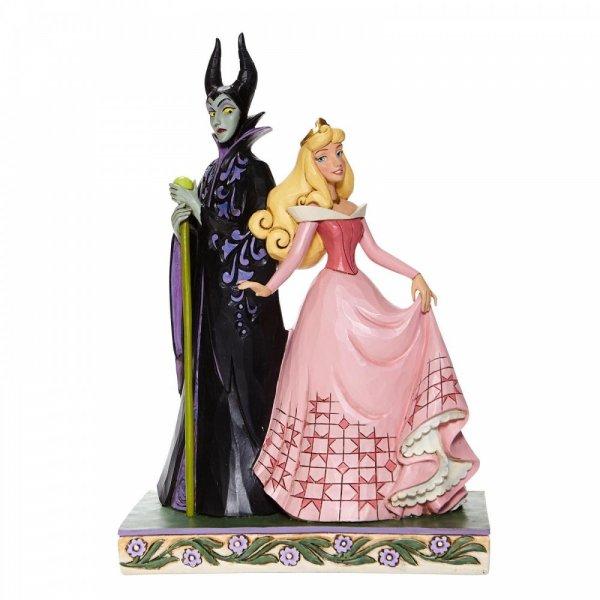 DISNEY TRADITIONS Figure - Sleeping Beauty - Aurora & Maleficent "Sorcery & Serenity" (23cm)