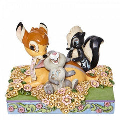DISNEY TRADITIONS - Bambi - Bambi & Friends "Childhood Friends" (10cm)
