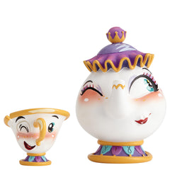 Disney The World Of Miss Mindy - Beauty & Beast Mrs. Potts Chip (10 Cm) Figurines
