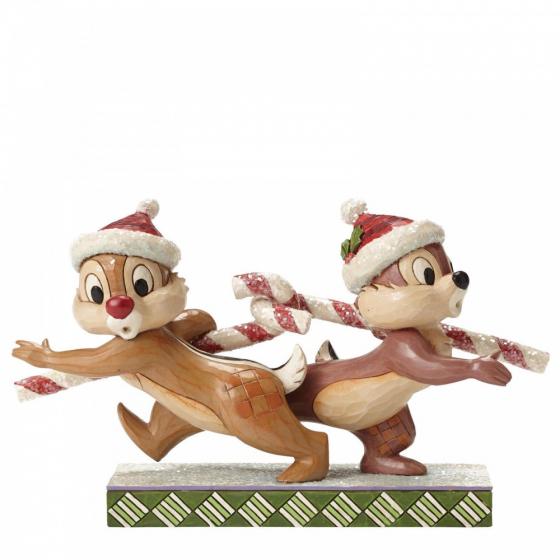 Disney Traditions - Chip & Dale - Chip 'n Dale "Candy Cane Caper" (12 cm)