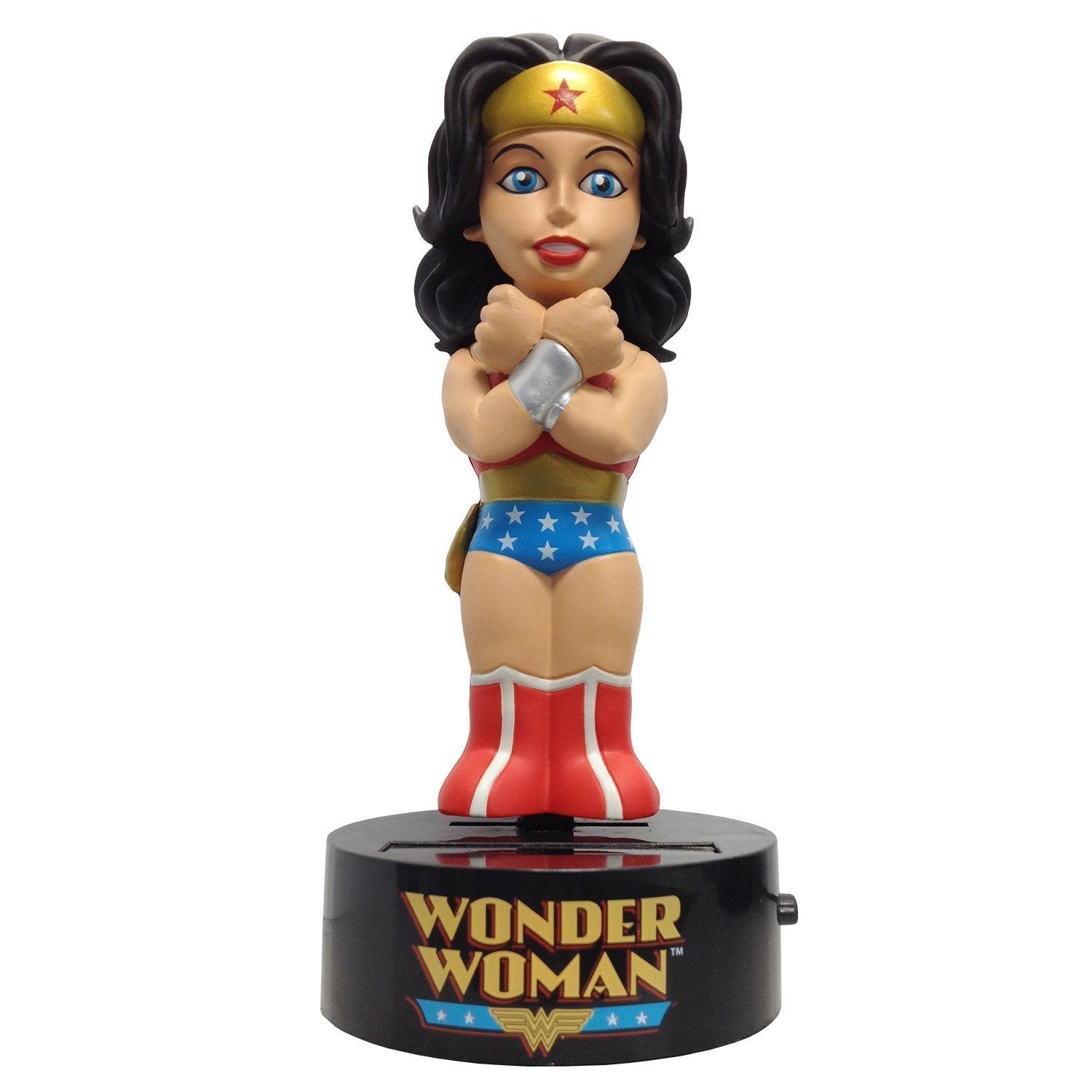 Body Knocker Solar Powered - Dc Comics Bobble-Figure Classic Wonder Woman Figurines