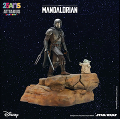 ATTAKUS - Star Wars Statue - Diorama Collection - The Mandalorian & Grogu (1/5) (52cm)