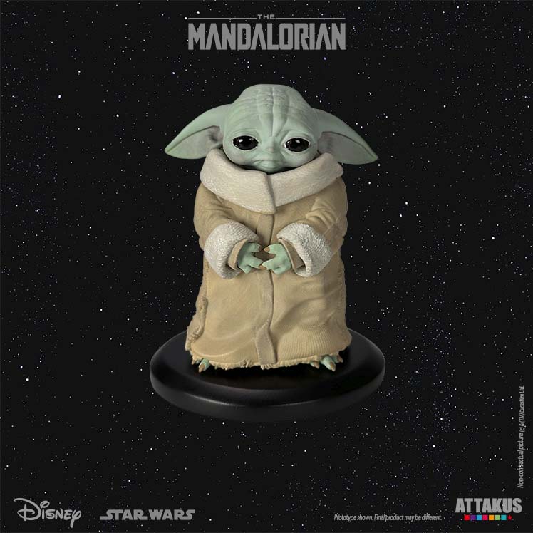 ATTAKUS Statue - Star Wars, Classic Collection 1/5 - Grogu 'Feeling Sad' in The Mandalorian (10cm)