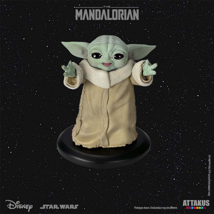 ATTAKUS Statue - Star Wars, Classic Collection 1/5 - Grogu 'Happy' (10cm)