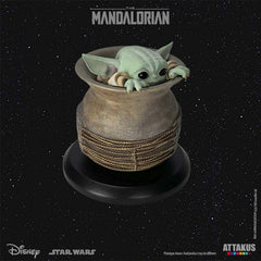 ATTAKUS Statue - Star Wars, Classic Collection 1/5 - Grogu 'Jar' in The Mandalorian (10cm)