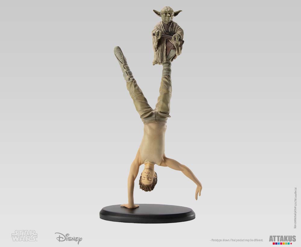 ATTAKUS Statue - Star Wars, Elite Collection 1/10 - Yoda and Luke 'Training on Dagobah' (26cm)