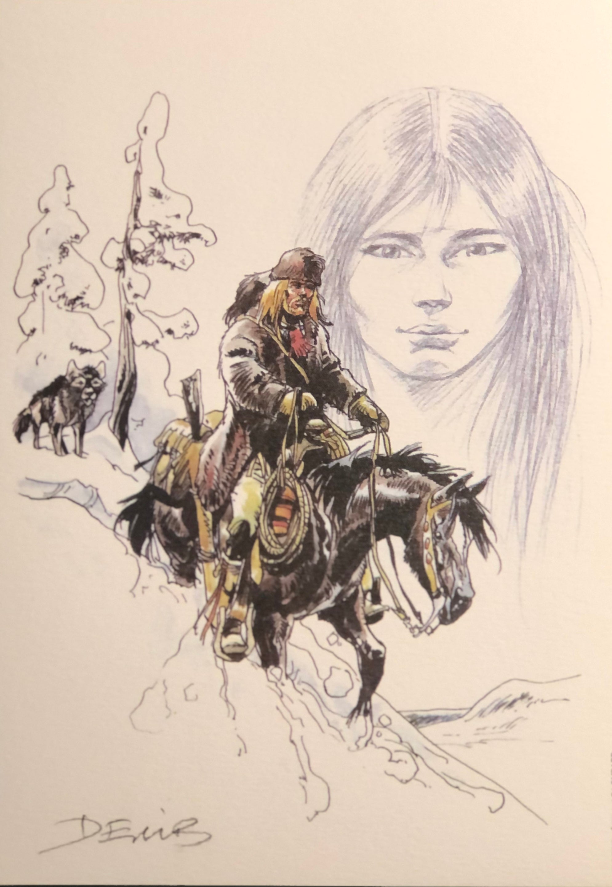COMICS Ex-libris : Buddy Longway (Derib)