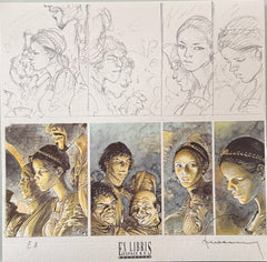 COMICS Ex-libris : Les Tours de Bois-Maury "Assunta" (Hermann)