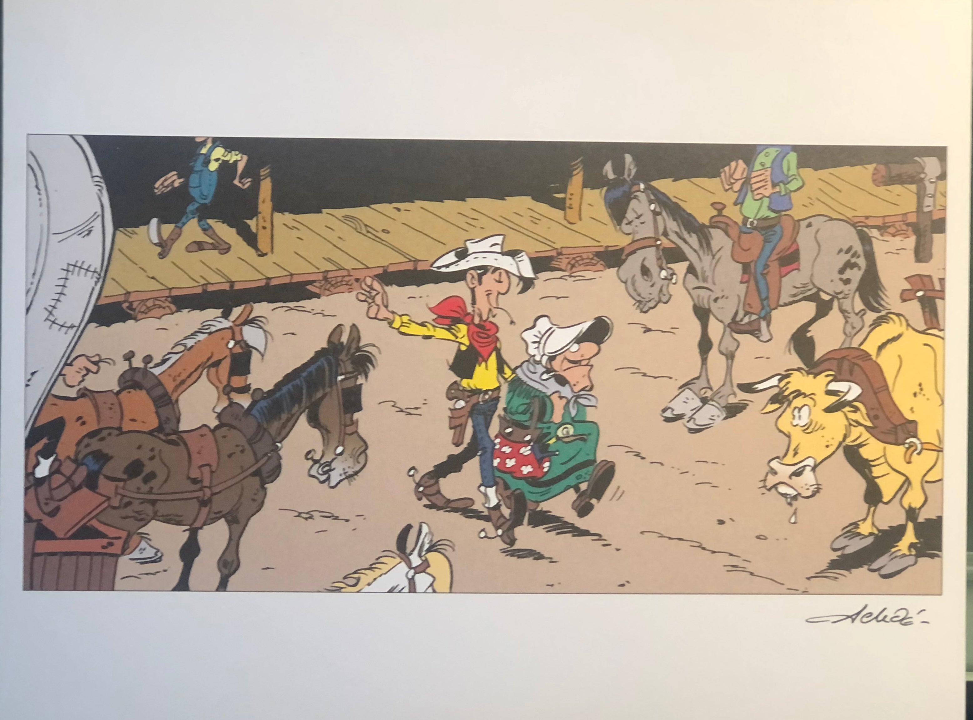 COMICS Ex-libris : Lucky Luke (Achdé)