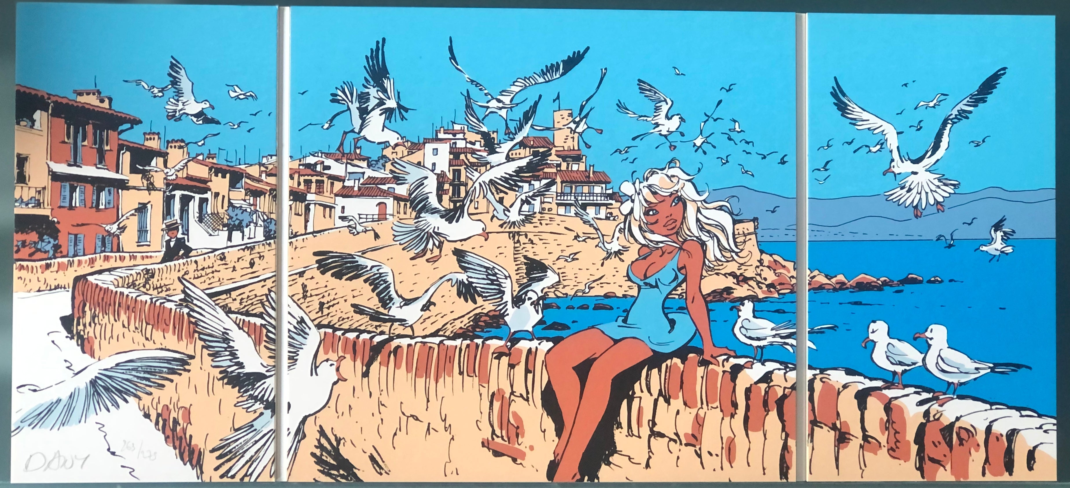 COMICS Ex-libris : Olivier Rameau - Triptyque (Dany) / 275 ex + signed