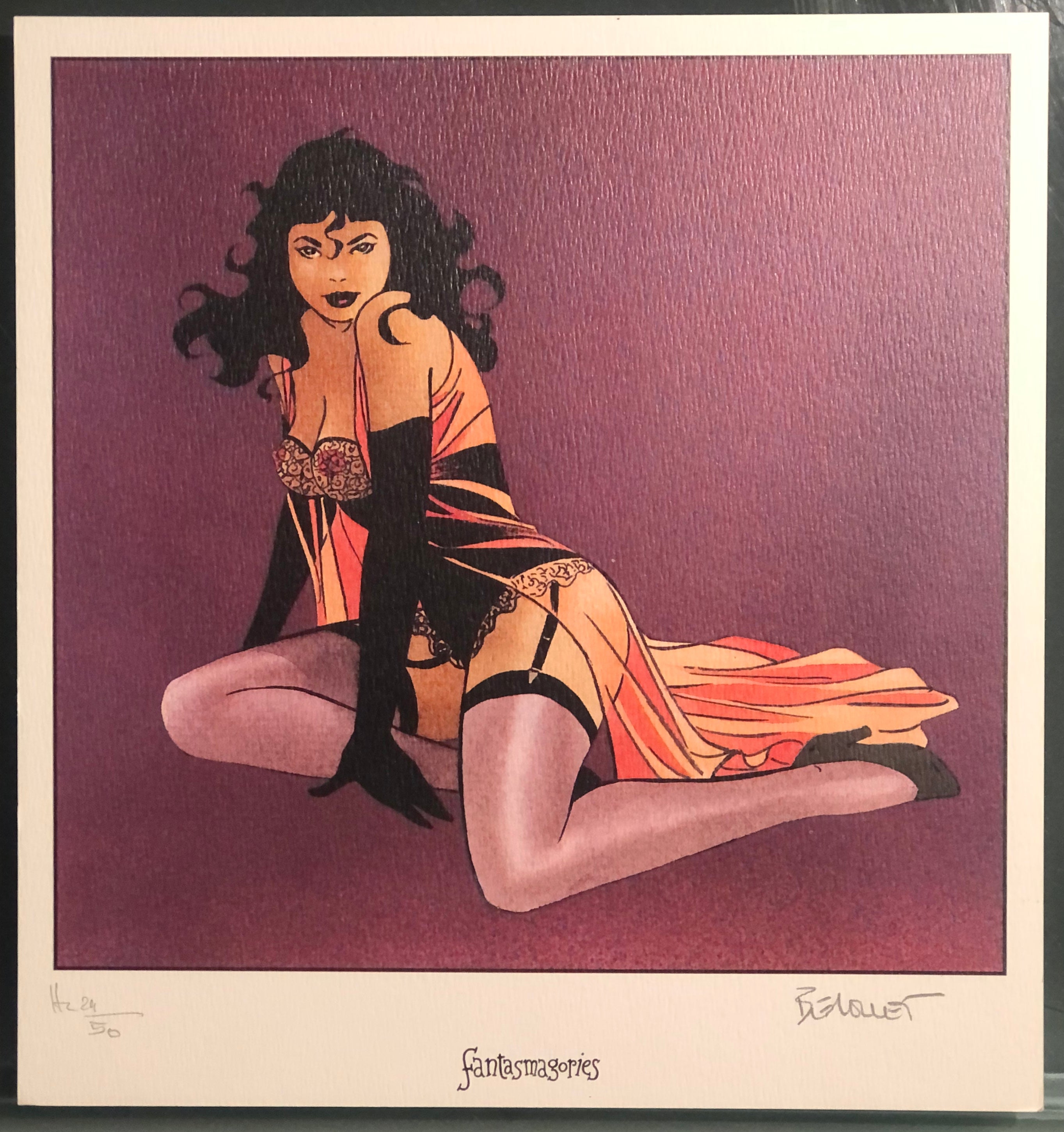 COMICS Ex-libris : Pin-Up (Berthet Philippe)