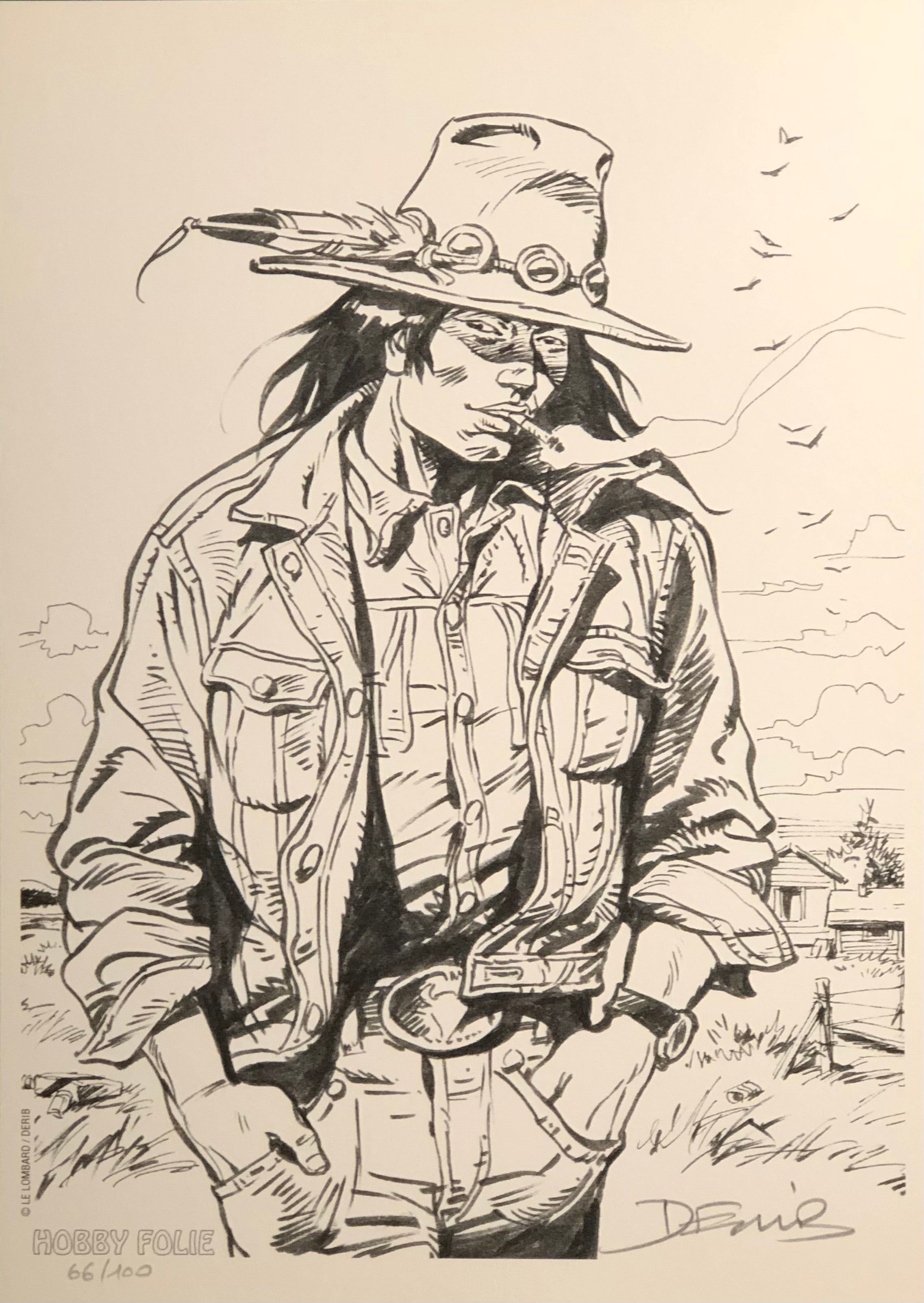 COMICS Ex-libris : Red Road (Derib)