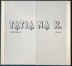 Comics Ex-Libris: Tatiana K. / Tatjana (Triptyque) (Meynet Felix) Comics -