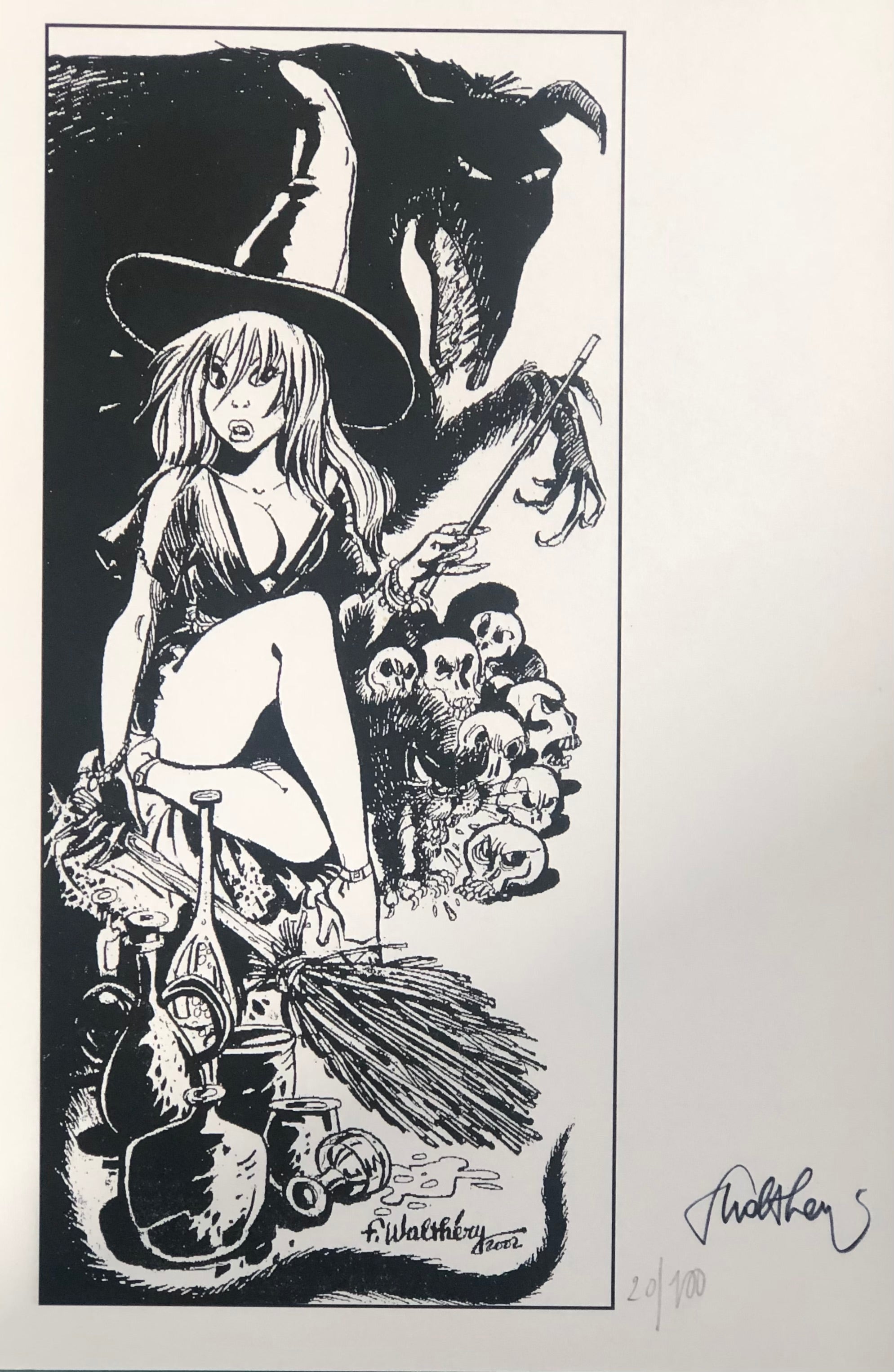 COMICS Ex-libris : Woman (Walthéry)