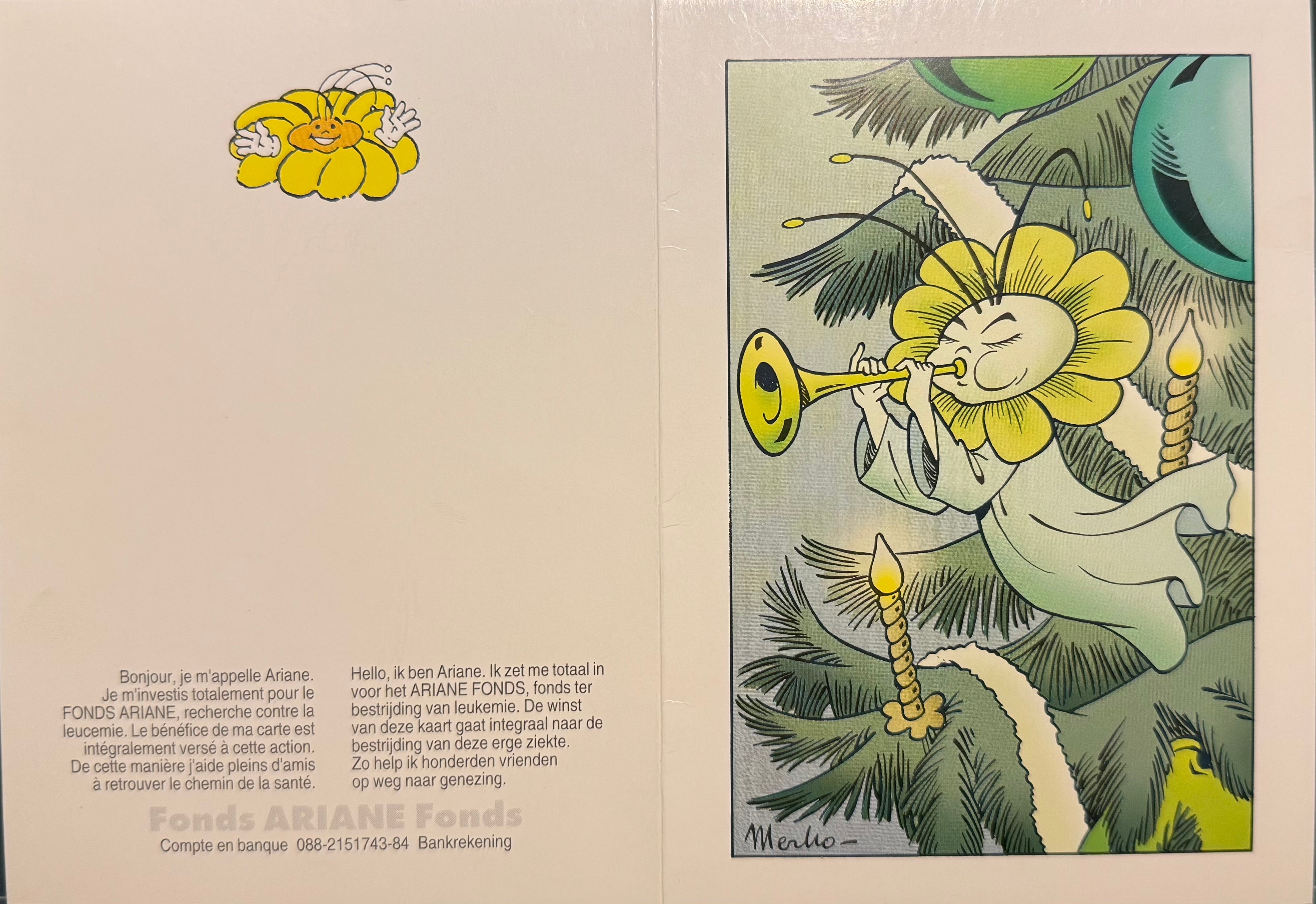 COMICS Print : Ariane Fonds 'Angel' (Merho) (°2000)