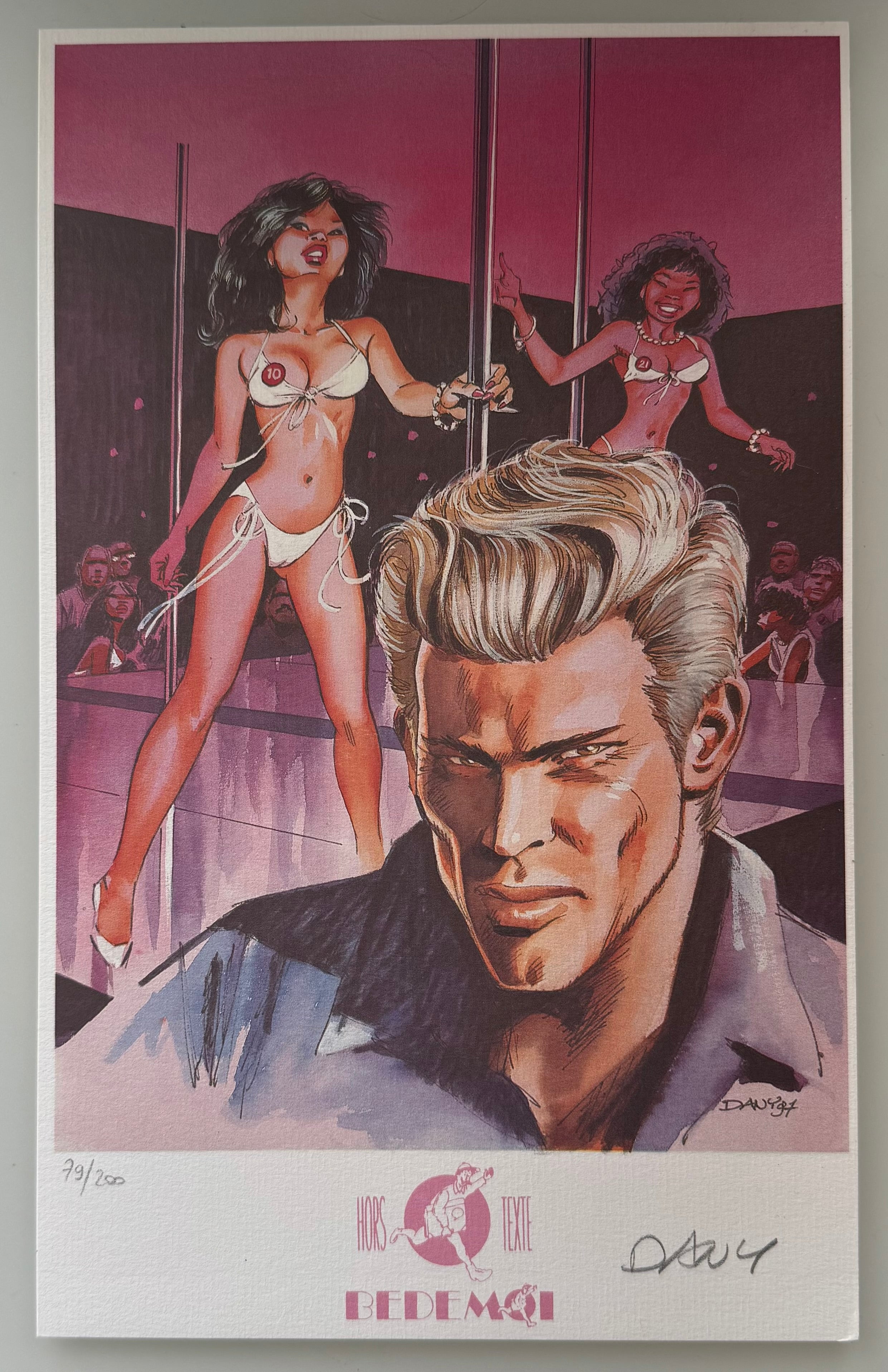 COMICS Ex-libris : Histoire sans héros - Vingt ans après (Dany) / 200 ex + singed