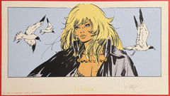 Comics Ex-Libris – Bruce J. Hawker "The Kingdom of the Underworld" by Vance (Signed, 1996)