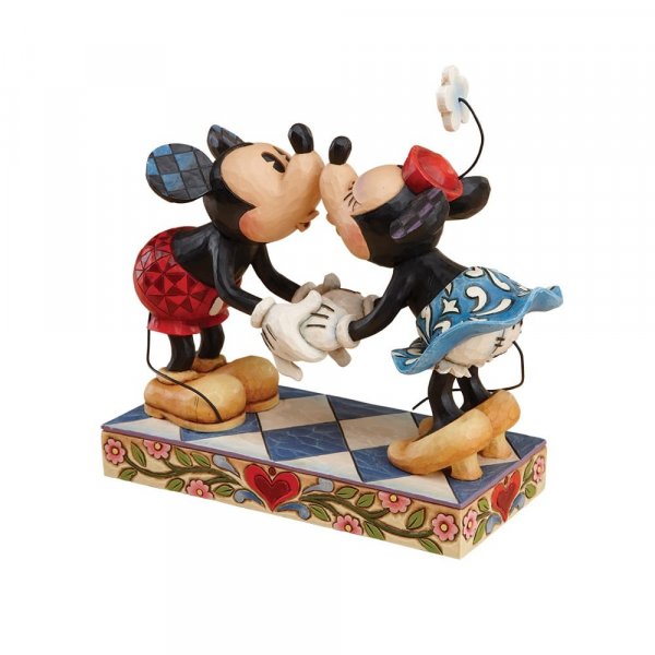 DISNEY TRADITIONS - Mickey Mouse : Mickey & Minnie "Smooch For My Sweetie" (17cm)