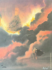 Ex-libris Rossi – W.E.S.T. "Cycle" – Numbered & Signed - 2011