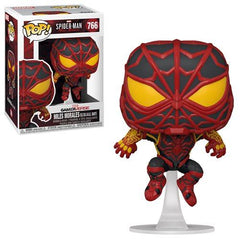 Pre-Orders: Funko Pop! Games - Spider-Man (Miles Morales) S.t.r.i.k.e. Suit (766) Figurines