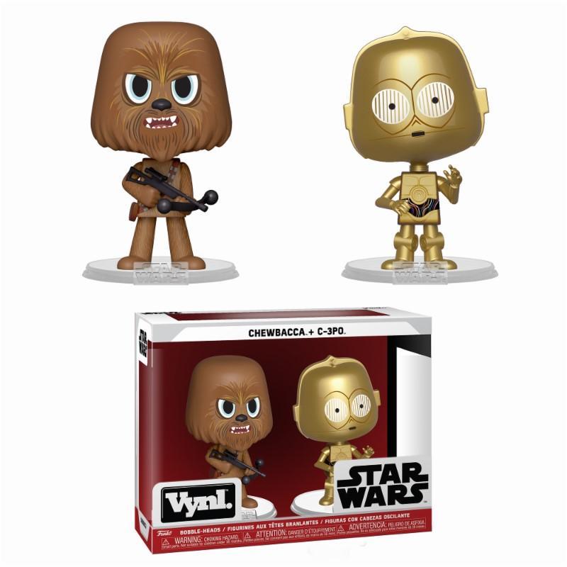 Funko Vynl. - Star Wars Chewbacca + C-3Po Figurines