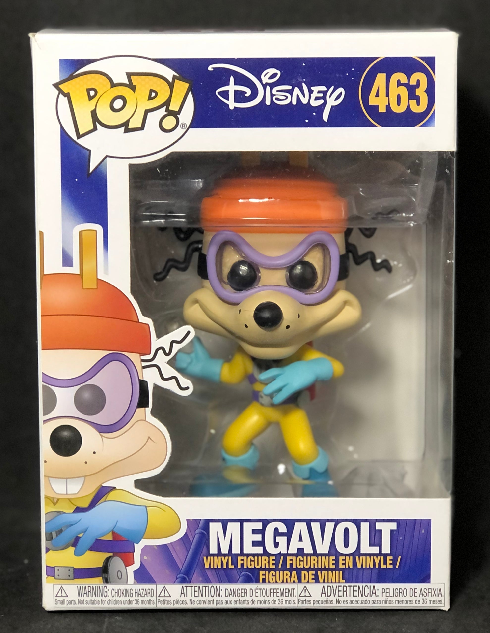 FUNKO POP! Disney - Darkwing Duck - Megavolt (463) 'Minor Figure / Box Damage'