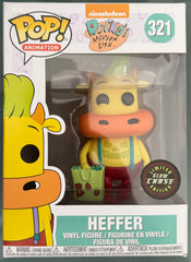 Funko POP! Animation - Rocko's Modern Life - Heffer (GITD) #321 CHASE - Small Box Damage