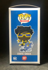Funko POP! Heroes - Justice League - Static Shock (387) Exclusive Box Damage