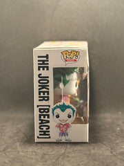 Funko POP! Heroes - Super Heroes - The Joker (Beach) & Harley Quinn (2 Pack) Exclusive "Small Box Damage"