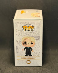 Funko POP! Movies - Harry Potter - Draco Malfoy w/Whip Spider (117) "Small Box Damage"