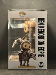 Funko POP! Star Wars - Ben Kenobi on Eopie (549) "Box Damage"