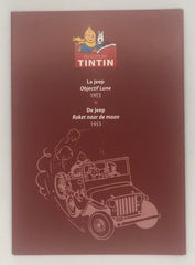 Tintin / Kuifje - Tintin's Cars 1/43 - Blue Jeep (Jeep CJ 2a) (14cm)