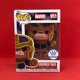 Funko POP! Marvel - Holiday - Gingerbread Thanos (951) Exclusive 'Small Damage Box'