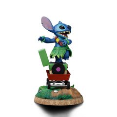 IRON STUDIOS, Art Scale Statue 1/10 - Lilo & Stitch : Stitch Hula (17cm)