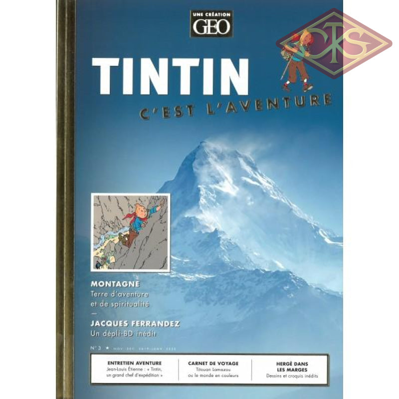 Magazine GEO / Tintin, C'est l'aventure # 3 'Montagne' (SC) (FR)