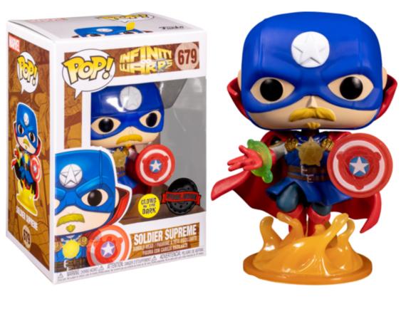 Funko Pop! Marvel - Infinity Warps Solder Supreme (Gitd) (679) Exclusive