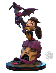 QM, Q-Fig. - X-Men : Kitty Pryde & Lockheed Diorama (97) (13cm)