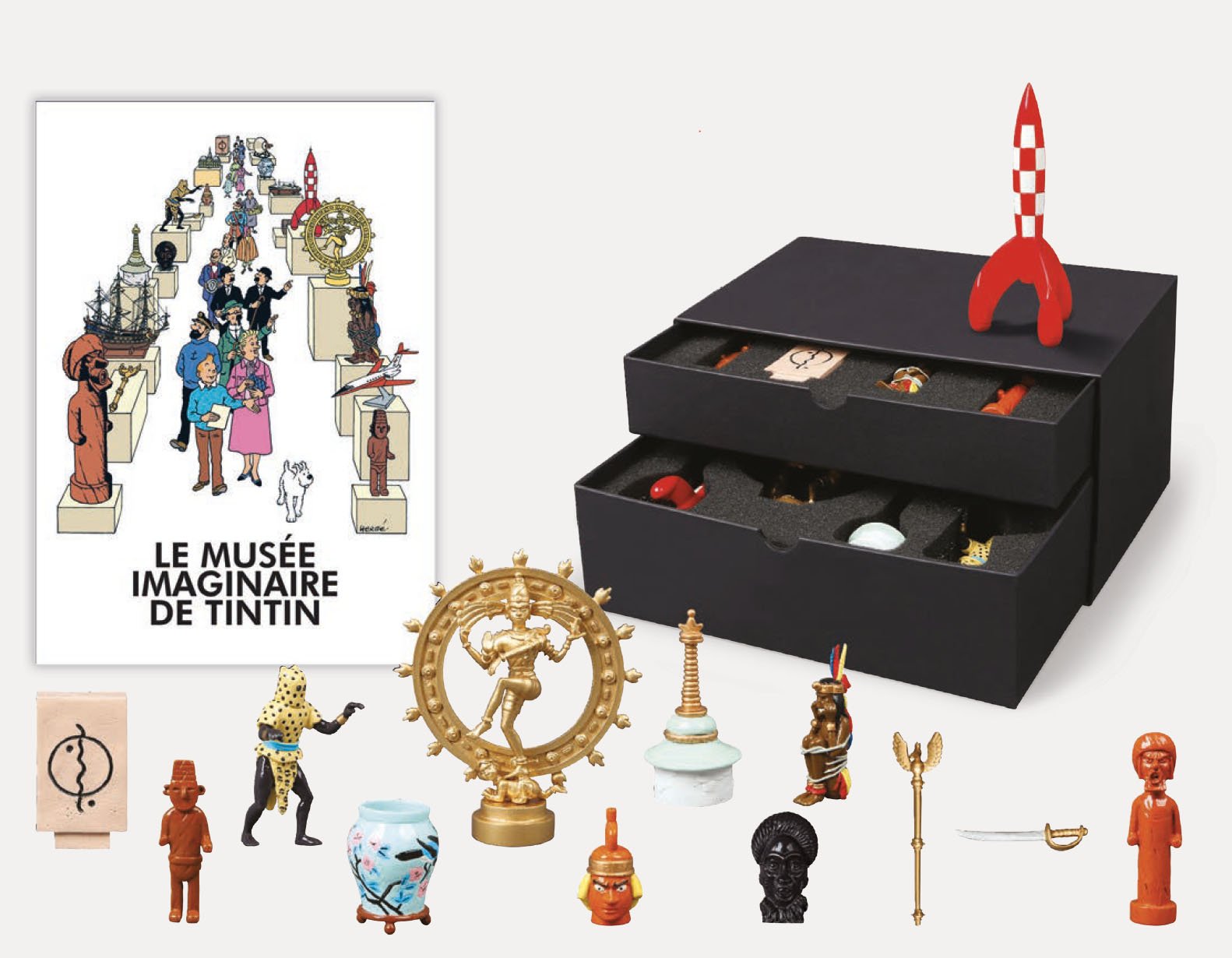Moulinsart - Tintin / Kuifje Tiroir À Trésors Schatkamer Treasure Chest (°2020) Figurines