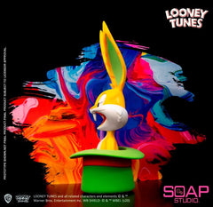 SOAP STUDIOS, Bust - Loony Tunes : Bugs Bunny Tophat (Pop-Art) 34cm