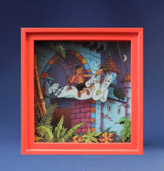 Parastone - Visual Artwork, Suske & Wiske - Shadowbox, Het Eiland Amoras (Limited) (SW301) (16cm)