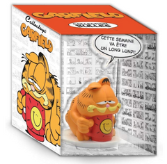 PLASTOY Collection Bulles - Garfield - Garfield : "Cette Semaine va être un lung lundi !" (15cm)