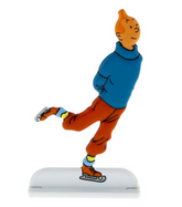 Moulinsart - Tintin / Kuifje - Patineur / Ice Skating / IJsschaatsen (6cm)