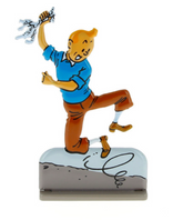 Moulinsart - Tintin / Kuifje - Tintin Jumps for Joy (Prisoners of the Sun) (6cm)