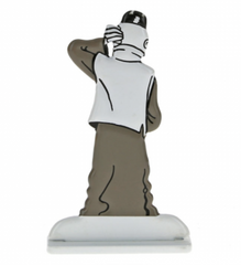 Moulinsart - Tintin / Kuifje - Tintin in a Shirt (B/W) (6cm)