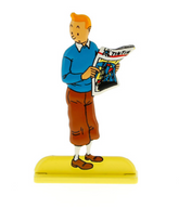 Moulinsart - Tintin / Kuifje - Tintin Holding a Newspaper (6cm)