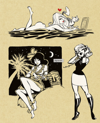COMIX BURO Sketchbook / Croquis - El Gunto #1 (°2013) (Numbered + Signed)