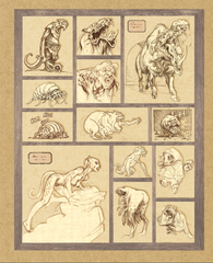 COMIX BURO Sketchbook / Croquis - Le Roux #1 (°2015) (Numbered + Signed)